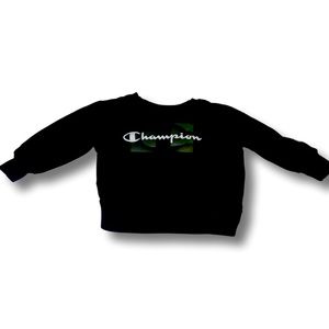 Champion Toddler Black and Navy Green sweater